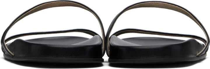 The Row Black Hugh Thin Strap Sandals - Image 2