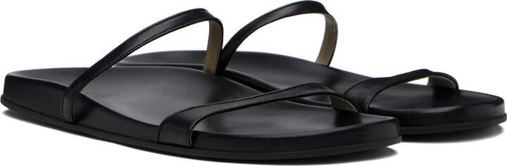 The Row Black Hugh Thin Strap Sandals - Image 4