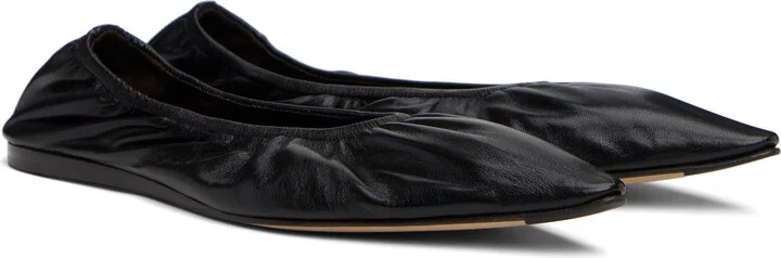 The Row Black Liisa Ballerina Flats - Image 4
