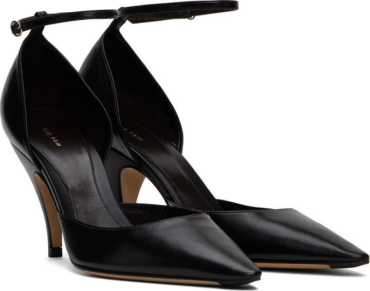 The Row Black Liisa D'Orsay Pump Heels - Image 4