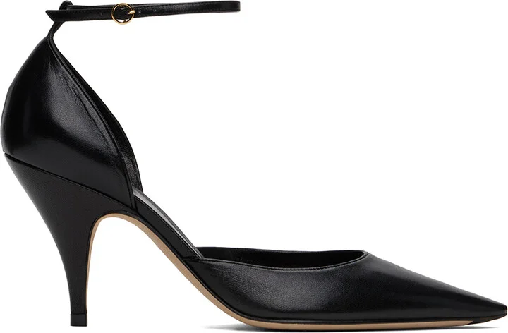The Row Black Liisa D'Orsay Pump Heels