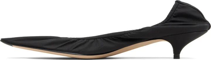 The Row Black Liisa Kitten Heels - Image 3