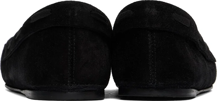 The Row Black Mabel Moc Loafers - Image 2