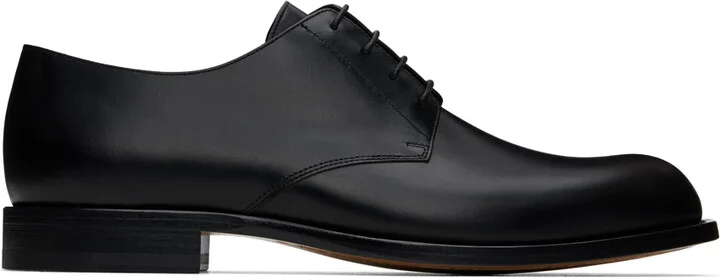 The Row Black Novus Leather Derbys