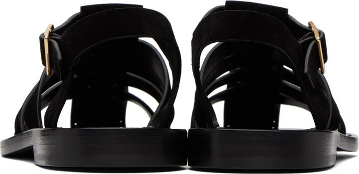 The Row Black Pablo Sandals - Image 2