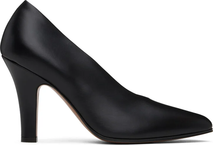 The Row Black Prudens Heels