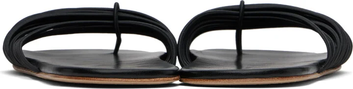 The Row Black Sara Slide Sandals - Image 2