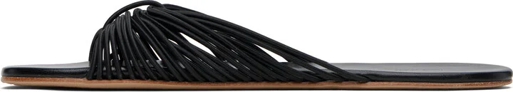 The Row Black Sara Slide Sandals - Image 3