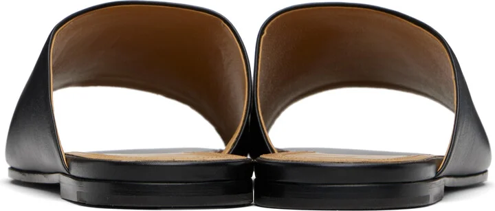 The Row Black Signum Slipper Sandals - Image 2