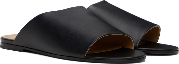 The Row Black Signum Slipper Sandals - Image 4