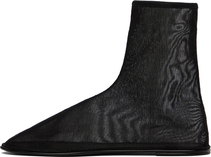 The Row Black Sock Boots - Image 3