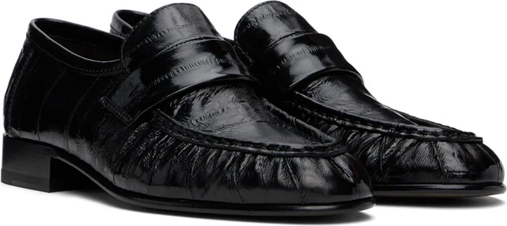 The Row Black Soft Loafers - Image 4