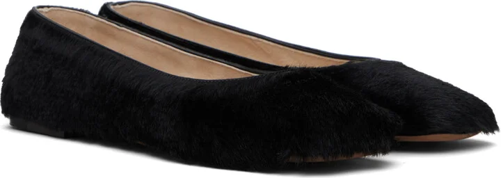 The Row Black Square Ballerina Flats - Image 4