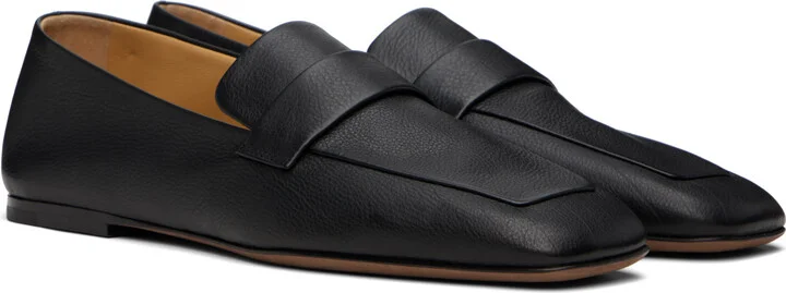 The Row Black Square Loafers - Image 4