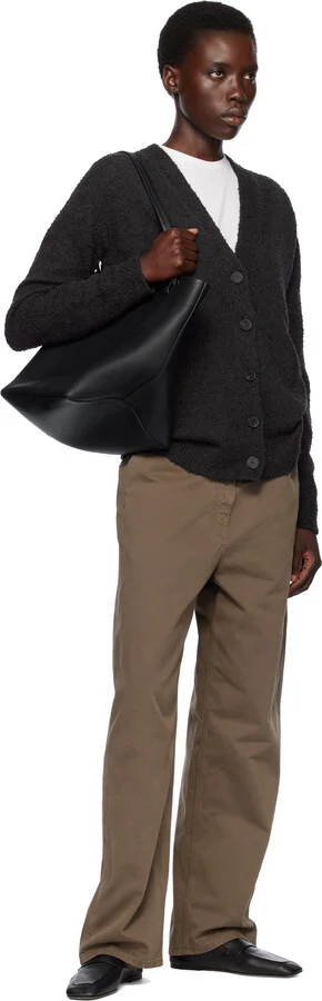 The Row Black Square Loafers - Image 5