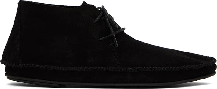 The Row Black Tyler Lace Up Derbys
