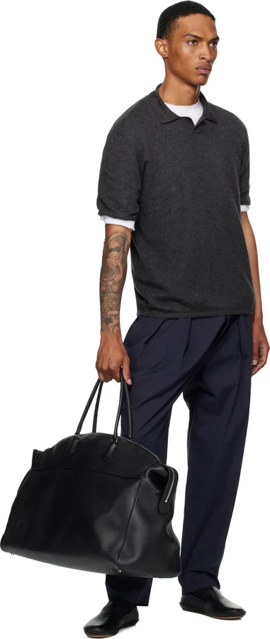 The Row Black Vasko Slip On Loafers - Image 5