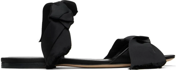 The Row Black Vika Knot Sandals