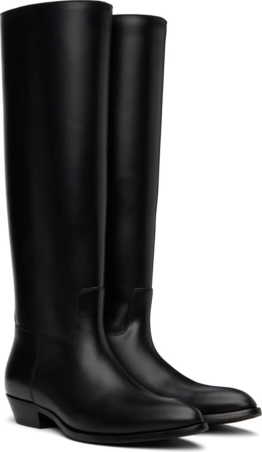 The Row Black Western Tall Boots - Image 4