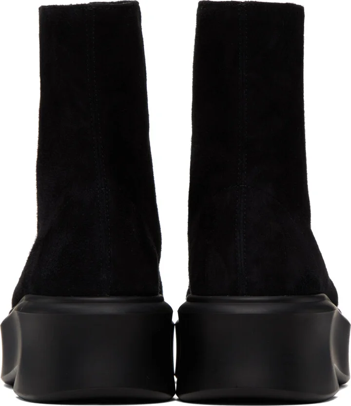 The Row Black Zipped I Boots - Image 2