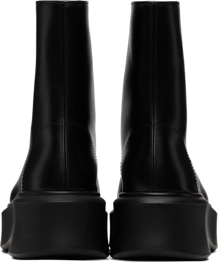 The Row Black Zipped I Boots - Image 2