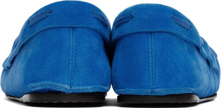 The Row Blue Mabel Moc Loafers - Image 2