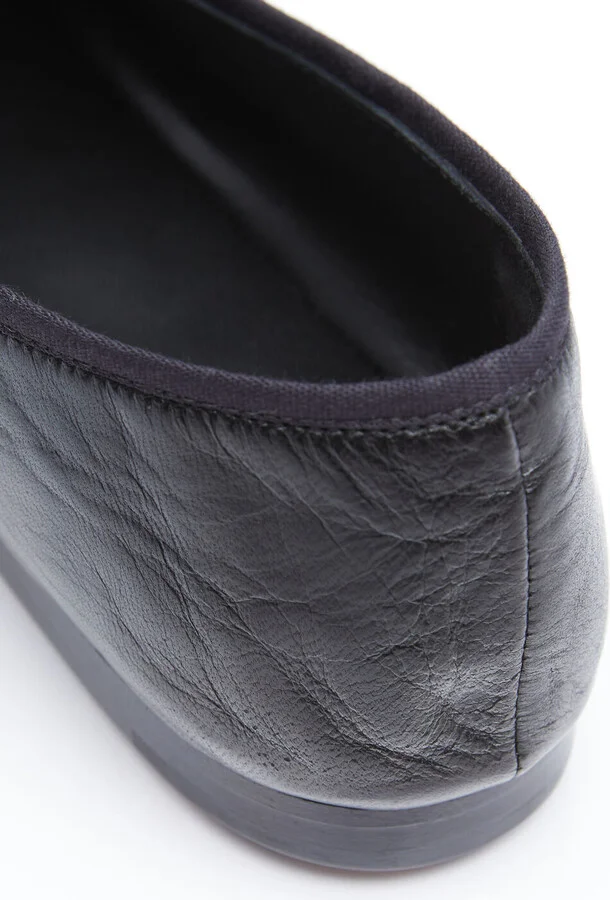 The Row Boheme Mj Leather Flats - Woman Flats Black Eu - 40 - Image 6