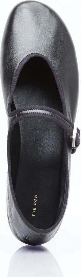 The Row Boheme Mj Leather Flats - Woman Flats Black Eu - 40 - Image 7