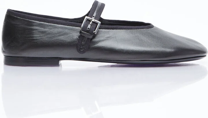 The Row Boheme Mj Leather Flats - Woman Flats Black Eu - 40