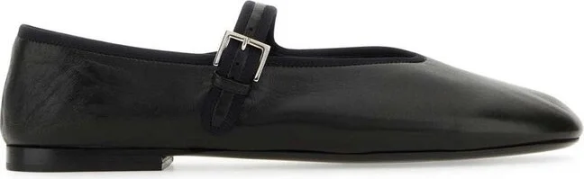 The Row Boheme MJ Round-Toe Flat Ballerina Shoes