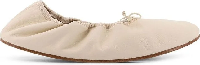 The Row Bow Detailed Slip-On Ballet Flats