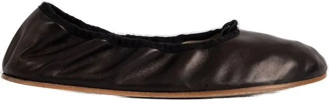 The Row Bow Detailed Slip-On Ballet Flats
