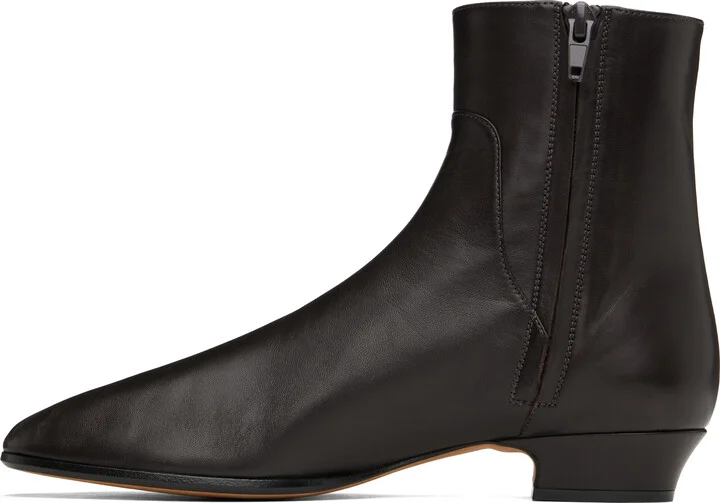The Row Brown Awar 25 Ankle Boots - Image 3
