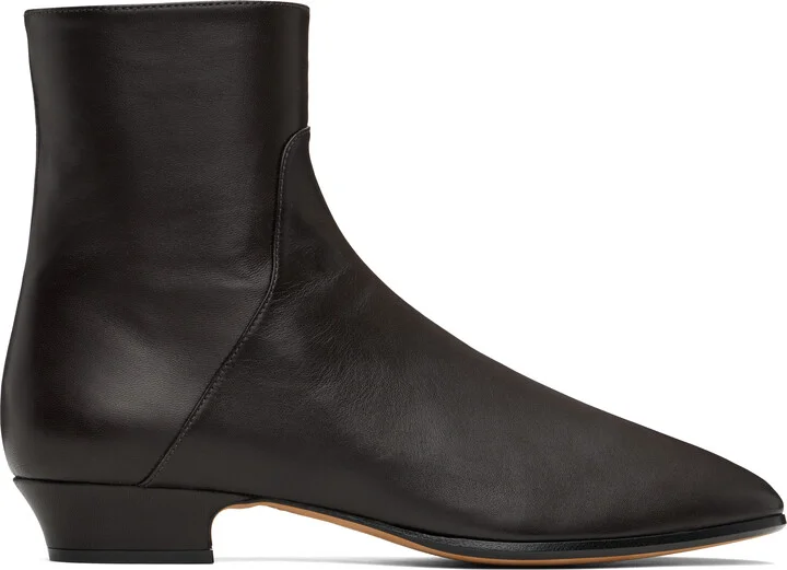 The Row Brown Awar 25 Ankle Boots