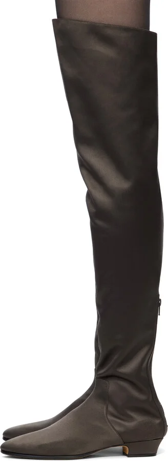 The Row Brown Awar 25 Cuissarde Tall Boots - Image 3