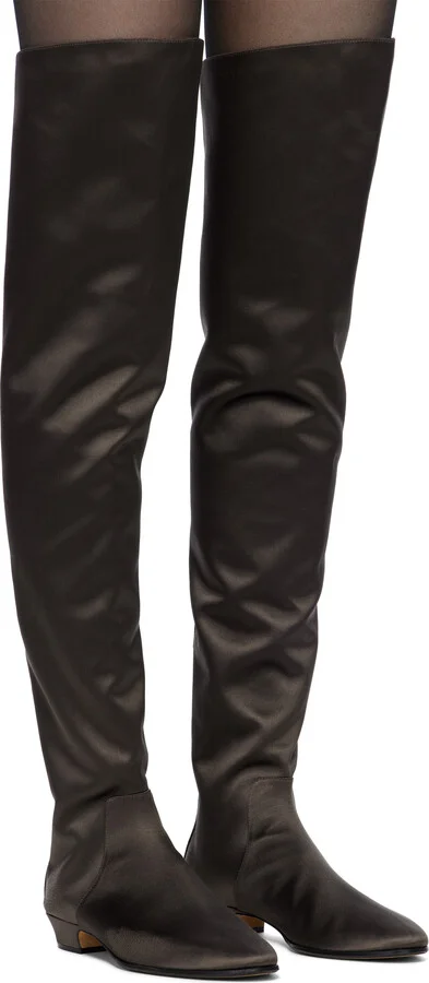 The Row Brown Awar 25 Cuissarde Tall Boots - Image 4