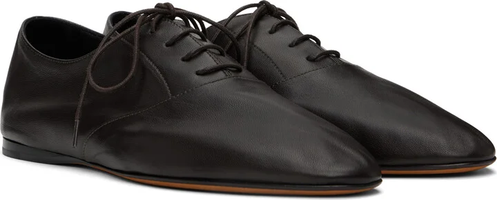 The Row Brown Awar Lace-Up Oxfords - Image 4