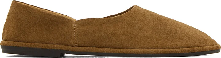 The Row Brown Canal Ballerina Flats