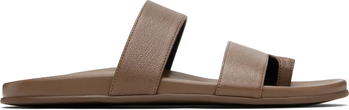 The Row Brown Hugh Sandals