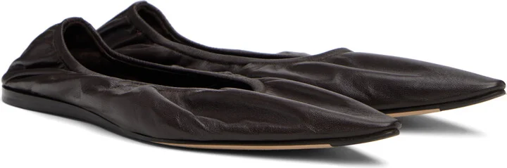 The Row Brown Liisa Ballerina Flats - Image 4