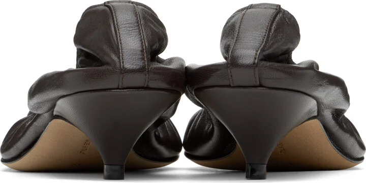 The Row Brown Liisa Kitten Heels - Image 2