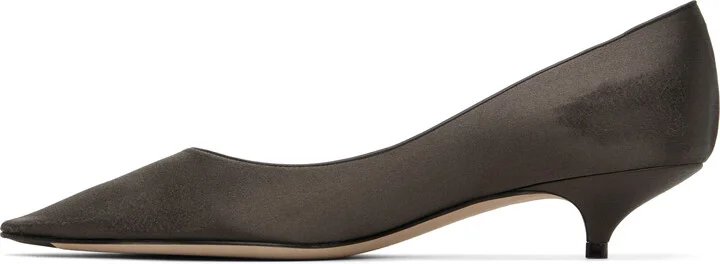 The Row Brown Liisa Kitten Heels - Image 3
