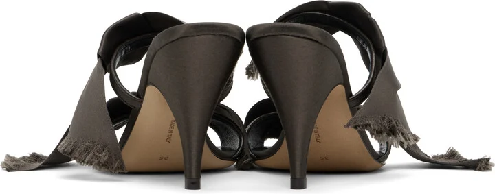 The Row Brown Vika Knot Heeled Sandals - Image 2