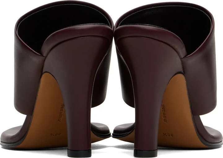 The Row Burgundy Signum Heeled Sandals - Image 2