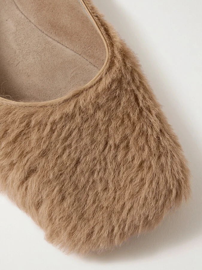 The Row - Calf Hair Ballet Flats - Neutrals - Image 4