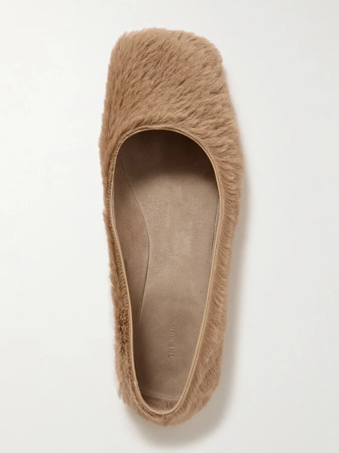 The Row - Calf Hair Ballet Flats - Neutrals - Image 5