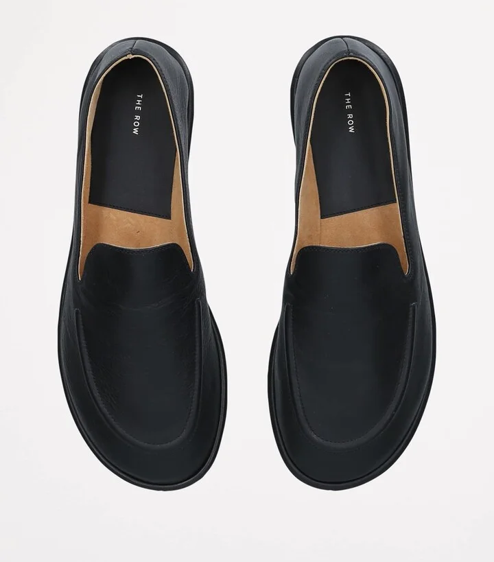 The Row Canal Leather Loafers - Image 5