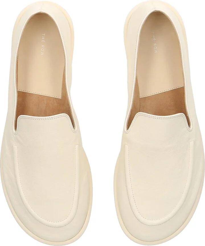 The Row Canal Leather Loafers - Image 4