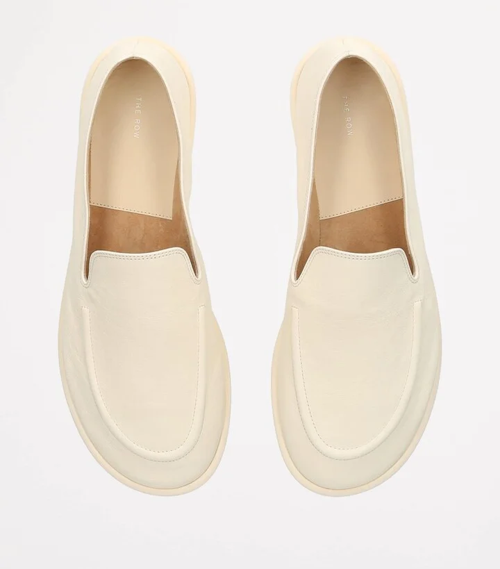 The Row Canal Leather Loafers - Image 5