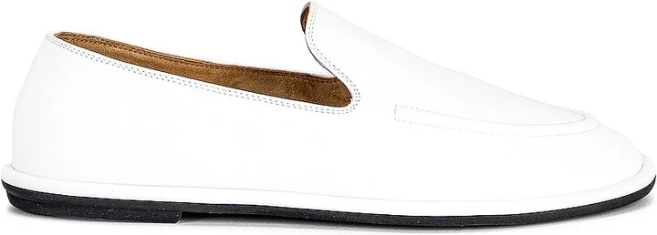 The Row Canal Loafers in White